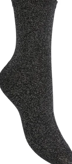 Dame Pieces Strømper>PCSEBBY GLITTER LONG 1 PACK SOCKS N