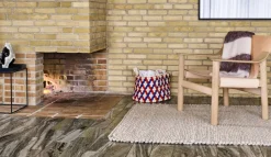 Peas Random-140 x 200-Soft grey-Hay Clearance