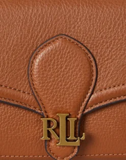 Hot Pebbled Leather Bradley Crossbody Wallet Dame Crossbody Tasker