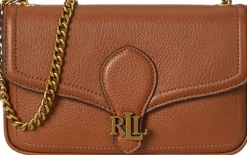 Hot Pebbled Leather Bradley Crossbody Wallet Dame Crossbody Tasker