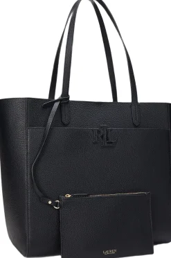 Dame Lauren Ralph Lauren Shoppere>Pebbled Leather Large Cameryn Tote Bag