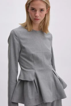 Best PEPLUM TOP WITH LONG SLEEVES Dame T-Shirts & Toppe