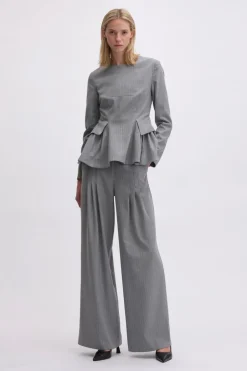 Best PEPLUM TOP WITH LONG SLEEVES Dame T-Shirts & Toppe