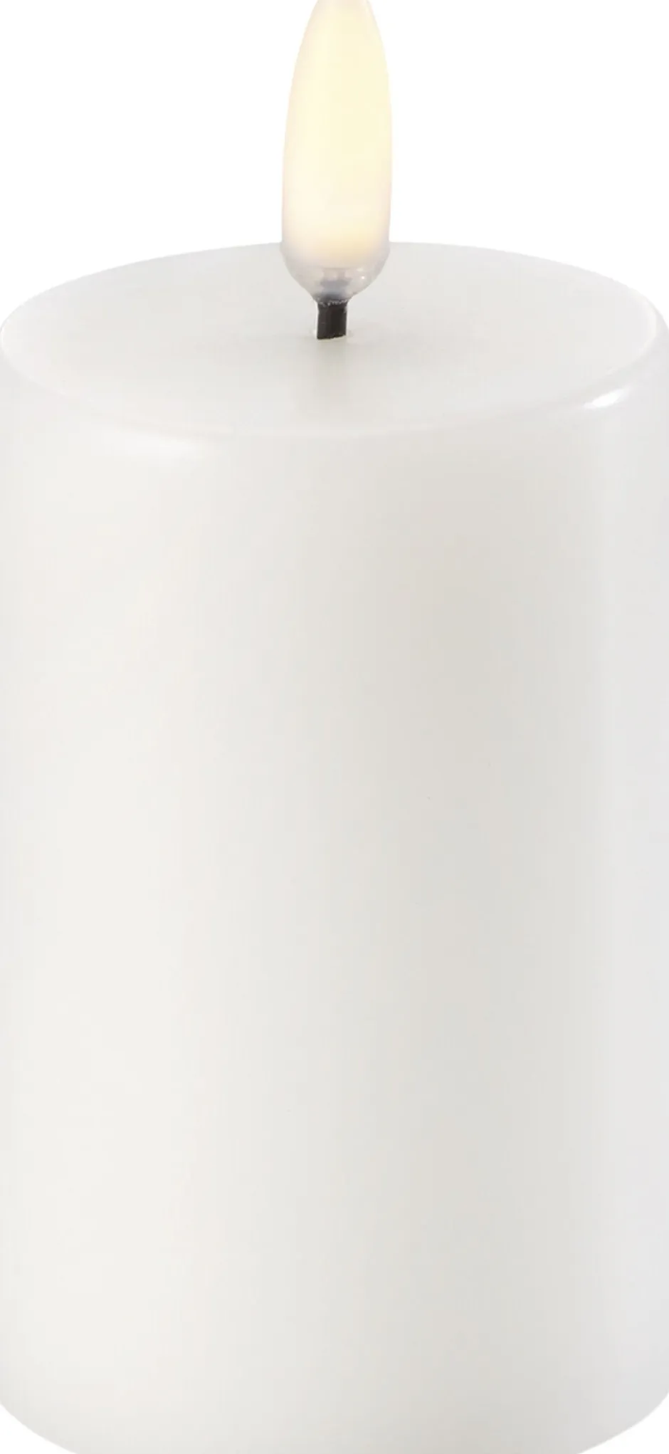 Uyuni Lys & Lysestager|Elektriske Julelys>Pillar LED Candle - Nordic White - 5 x 7,5 CM