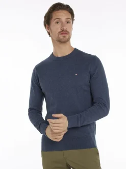 PIMA ORG CTN CASHMERE CREW NECK-Tommy Hilfiger Discount