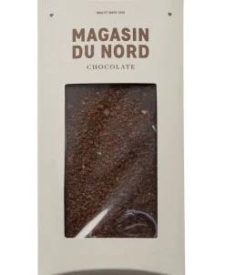 Plade, Mørk chokolade m/ karamel & salt 90 g-Magasin Chokolade Online