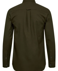 New Plain Flannel Shirt Skjorter