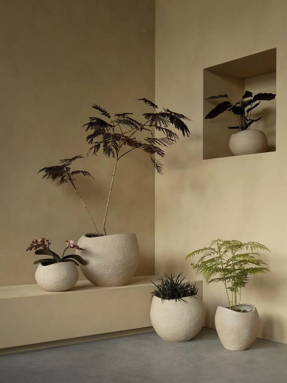 Audo Copenhagen Vaser & Urtepotteskjulere>Plantas Planter, H 26, Ivory