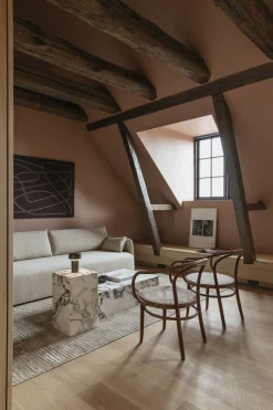 Plinth Tall, Calacatta Viola-Audo Copenhagen New