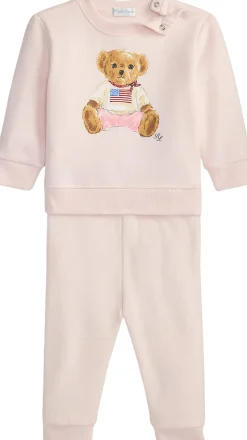 Børn Polo Ralph Lauren Underdele>Polo Bear Fleece Sweatshirt & Pant Set