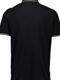 Lindbergh Poloer>Polo shirt with zip recycled