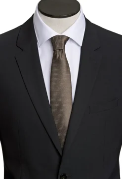 Polyester tie with dots 7 cm-Lindbergh Hot