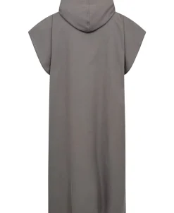 Clearance Poncho flat one side/terry back grey One Size Håndklæder