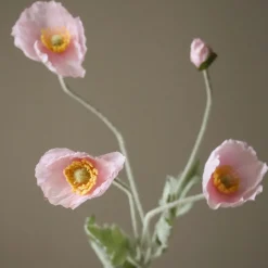 Botané Kunstige Blomster & Træer>Poppy Flower