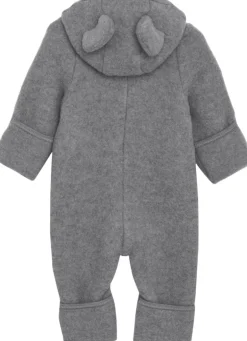 Børn Huttelihut Heldragter>Pram Suit Ears Wool Fleece