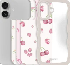 Dame HoldIt Tech Covers>Print Pack iPhone 16 Pink Breeze