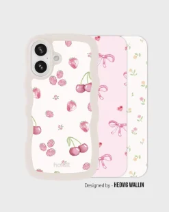 Dame HoldIt Tech Covers>Print Pack iPhone 16 Pink Breeze