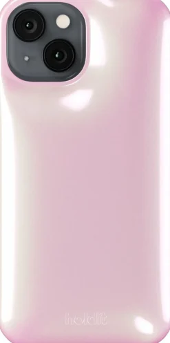 Dame HoldIt Tech Covers>Puffy Case iPhone 15/14/13 Glazed Pink