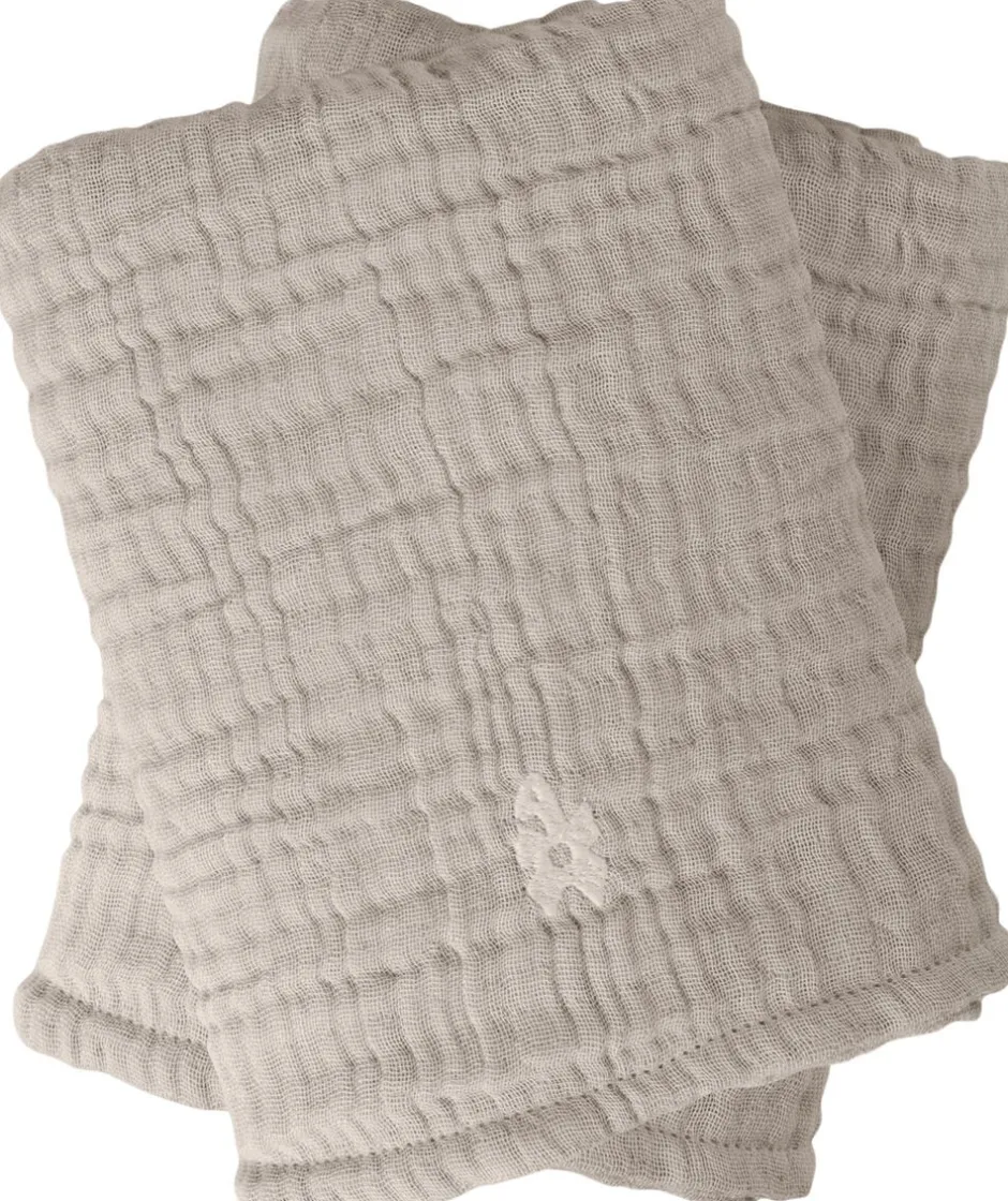 Online Pusleunderlag 6-lag, 2 stk. , muslin, beige Børn Babyudstyr