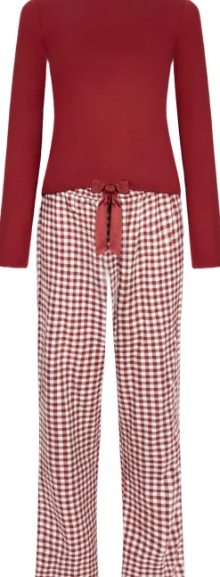Pyjama Set Top Twill Check-Hunkemöller Online