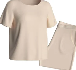 Sale Pyjama set with elastic waistband Dame Nattøj