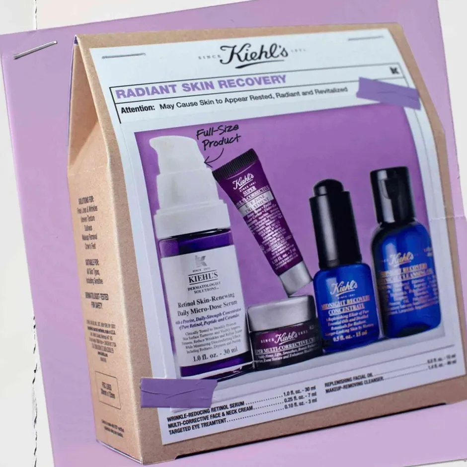 Kiehl's Gaveæsker|Hudpleje Gaveæsker>Radiant Skin Recovery Skincare Set