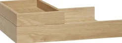 Rail Desk Organiser Natural set of 2-Hübsch Discount