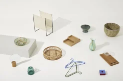 Rail Desk Organiser Natural set of 2-Hübsch Discount