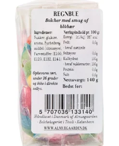 Almuegaarden Bolcher>Regnbue, Klodsbundspose, 140g