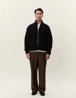 Ren Solid Zipper Jacket-Les Deux New