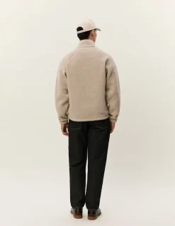 Discount Ren Solid Zipper Jacket Jakker & Frakker