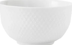 Rhombe bowl 35cl, white-Lyngby Porcelæn