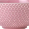 Lyngby Porcelæn Skåle & Fade>Rhombe Color Skål Ø11 cm rosa porcelæn