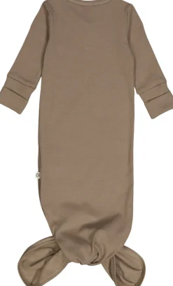 Børn Müsli by Green Cotton Nattøj>Rib l/s knot gown