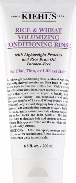 Kiehl's Hår|Hår>Rice & Wheat Volumizing Conditioner