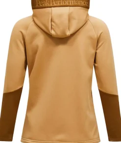 Dame Peak Performance Trøjer & Sweatshirts>Rider Essentials Full Zip Hættetrøje