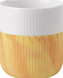 Outlet Riflet Contrast Marble Krus - fiery yellow Kopper & Krus