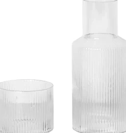 Sale Ripple Small Carafe Set - Clear Karafler & Kander