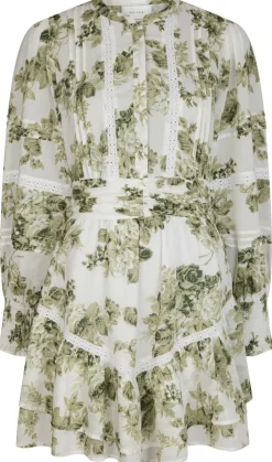 Outlet Roberta Flower Flow Dress Dame Kjoler