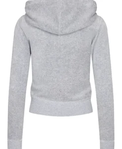 Dame Juicy Couture Sweatshirts & Sweatpants>Robertson Classic Velour Zip Trough Hoodie