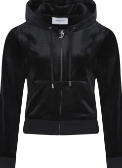 Dame Juicy Couture Sweatshirts & Sweatpants>Robertson Classic Velour Zip Trough Hoodie