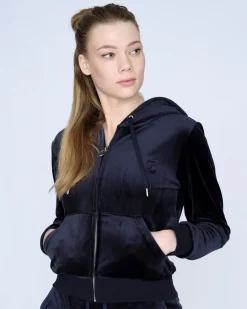 Robertson Classic Velour Zip Trough Hoodie-Juicy Couture Hot