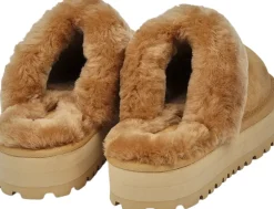 ROBSON - CALF SUEDE MULES WITH SHEARLING-Lovelies Outlet