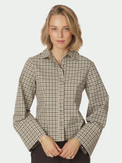 Dame Neo Noir Bluser & Skjorter>Rosa Checked Shirt