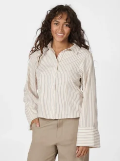 Rosa Solid Shirt-Neo Noir Sale