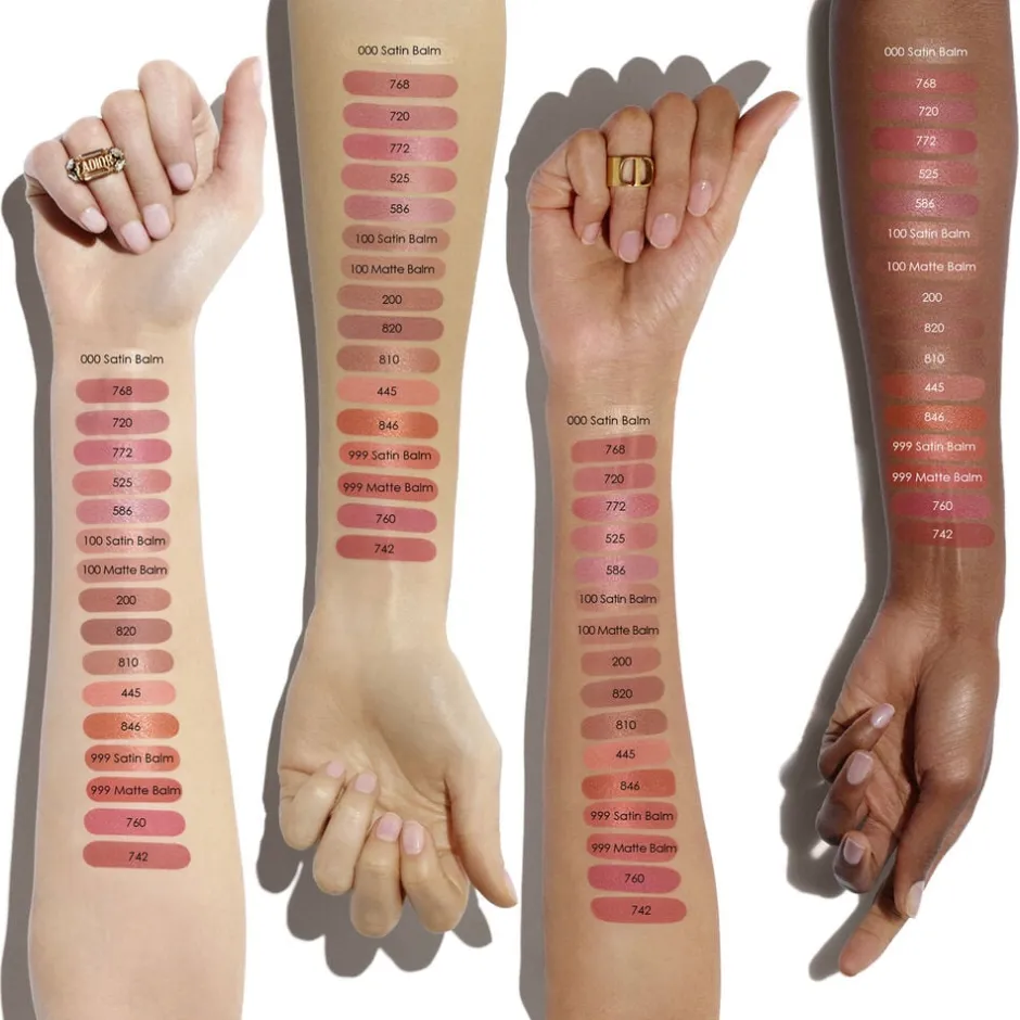 New Rouge Colored Lip Balm Refillable Læber