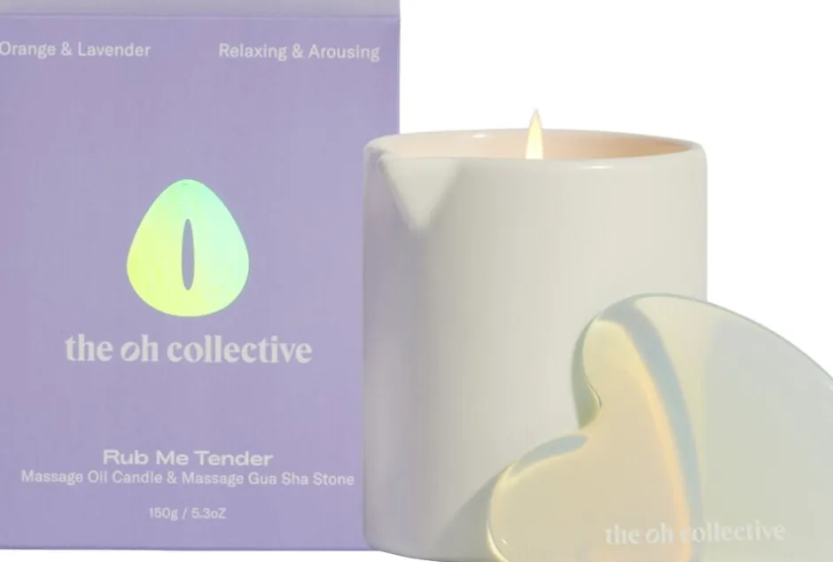 Rub Me Tender - Relaxing Massage candle with Guasha stone 10-The Oh Collective Best