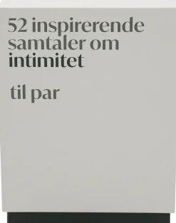 Dately Seksuel Wellness>Samtalekort - Intimitet