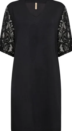 Clearance SC-BANU 272 Kjole Sort Dame Kjoler