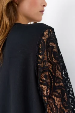 Clearance SC-BANU 272 Kjole Sort Dame Kjoler